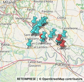 Mappa Via Guido Rossa, 26812 Borghetto Lodigiano LO, Italia (9.744)