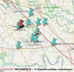 Mappa Via Guido Rossa, 26812 Borghetto Lodigiano LO, Italia (6.60813)