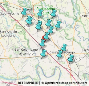 Mappa Via della Crocetta, 26822 Brembio LO, Italia (6.53125)