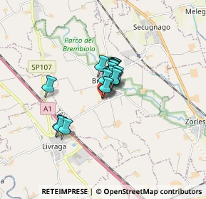 Mappa Via della Crocetta, 26822 Brembio LO, Italia (0.8895)