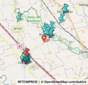 Mappa Via della Crocetta, 26822 Brembio LO, Italia (2.0325)