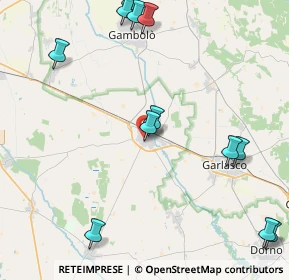 Mappa 27020 Tromello PV, Italia (5.4025)