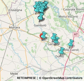Mappa 27020 Tromello PV, Italia (8.8295)