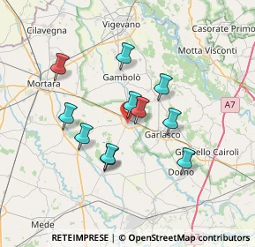 Mappa 27020 Tromello PV, Italia (5.90455)