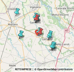 Mappa 27020 Tromello PV, Italia (6.23933)