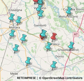Mappa 27020 Tromello PV, Italia (9.783)