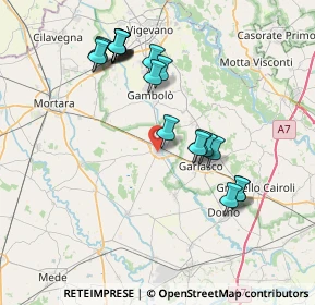 Mappa 27020 Tromello PV, Italia (7.712)