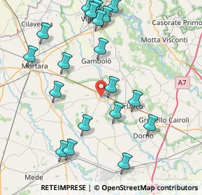 Mappa 27020 Tromello PV, Italia (9.4485)