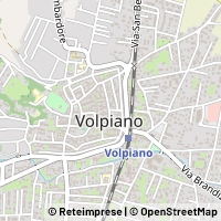Mapa Volpiano