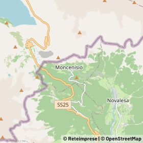 Mappa Moncenisio