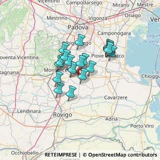 Mappa Viale dell'Industria VI^, 35023 Bagnoli di Sopra PD, Italia (9.7335)