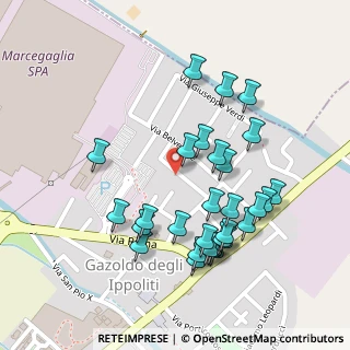 Mappa Via Martiri della Libertà, 46040 Gazoldo degli Ippoliti MN, Italia (0.24586)