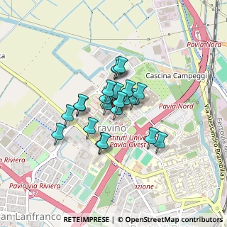 Mappa Via Adolfo Ferrata, 27100 Pavia PV, Italia (0.27273)