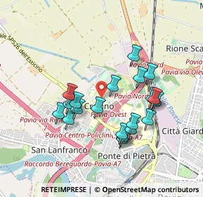 Mappa Via Adolfo Ferrata, 27100 Pavia PV, Italia (0.823)