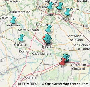 Mappa Via Adolfo Ferrata, 27100 Pavia PV, Italia (14.716)