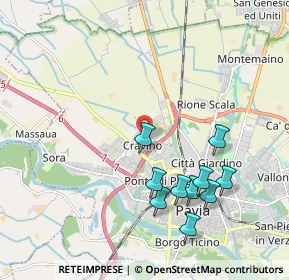 Mappa Via Adolfo Ferrata, 27100 Pavia PV, Italia (2.21636)