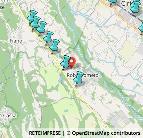 Mappa Via Piero Gobetti, 10070 Robassomero TO, Italia (2.57333)