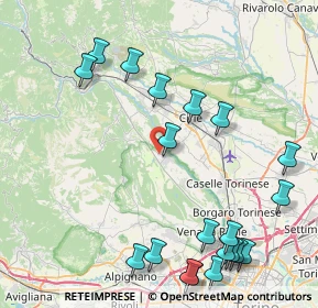 Mappa Via Piero Gobetti, 10070 Robassomero TO, Italia (10.548)