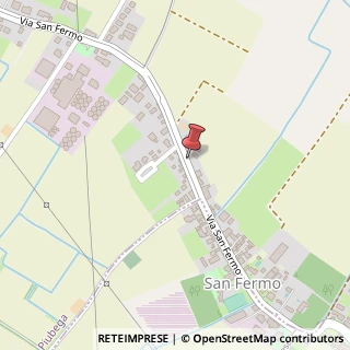 Mappa Strada San Fermo, 57, 46040 Piubega, Mantova (Lombardia)