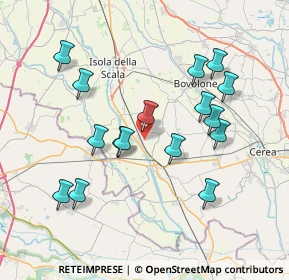 Mappa Via Calcinaro, 37054 Nogara VR, Italia (7.35625)