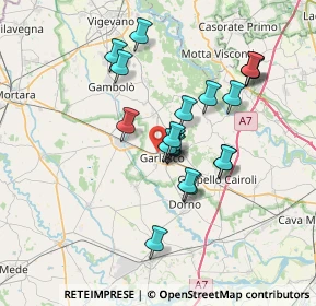 Mappa Via Borgo S. Siro, 27026 Garlasco PV, Italia (6.067)