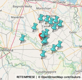 Mappa Via A. Daolio, 46040 Casalromano MN, Italia (10.532)