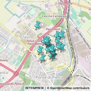 Mappa Piazzale Volontari Sangue, 27100 Pavia PV, Italia (0.26842)