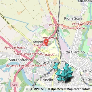 Mappa Piazzale Volontari Sangue, 27100 Pavia PV, Italia (1.8105)