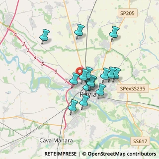 Mappa Piazzale Volontari Sangue, 27100 Pavia PV, Italia (2.846)