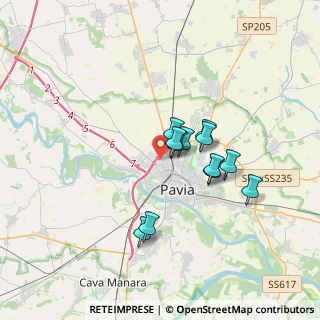 Mappa Piazzale Volontari Sangue, 27100 Pavia PV, Italia (2.64167)