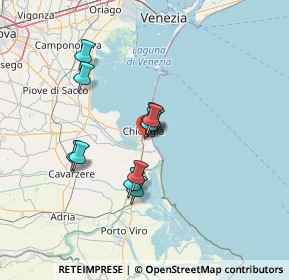 Mappa Ciclostrada Torino - Venezia VENTO, 30015 Chioggia VE, Italia (10.45273)
