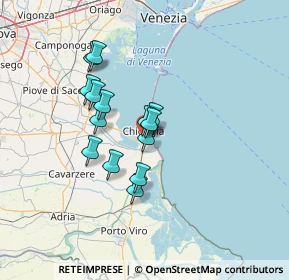 Mappa Ciclostrada Torino - Venezia VENTO, 30015 Chioggia VE, Italia (10.29)