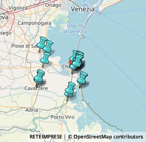 Mappa Ciclostrada Torino - Venezia VENTO, 30015 Chioggia VE, Italia (7.4365)