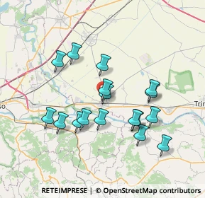 Mappa Via G. Ferraris, 13044 Crescentino VC, Italia (6.68294)