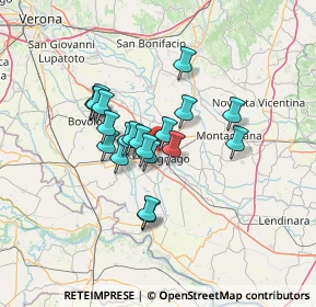 Mappa Via Terranegra, 37045 Legnago VR, Italia (10.023)