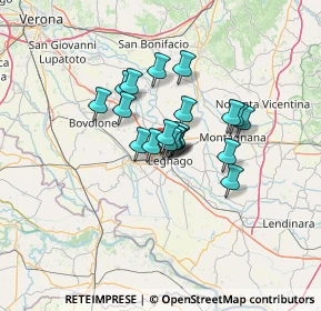 Mappa Via Terranegra, 37045 Legnago VR, Italia (8.4825)