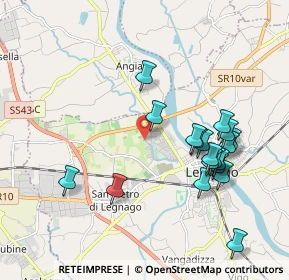 Mappa Via Terranegra, 37045 Legnago VR, Italia (1.97789)