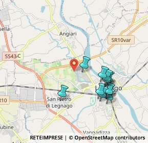 Mappa Via Terranegra, 37045 Legnago VR, Italia (1.82727)
