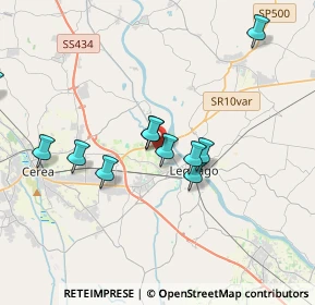 Mappa Via Terranegra, 37045 Legnago VR, Italia (3.86)