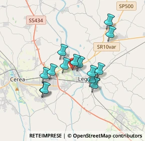 Mappa Via Terranegra, 37045 Legnago VR, Italia (2.82929)