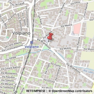 Mappa Via San Benigno, 124, 10088 Volpiano, Torino (Piemonte)