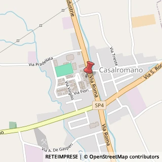 Mappa Piazza Cesare Battisti, 2, 46040 Casalromano, Mantova (Lombardia)