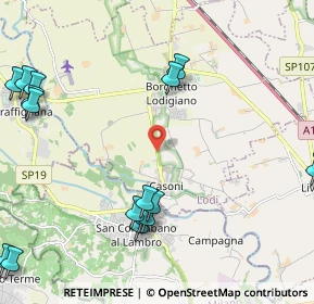 Mappa Strada Provinciale, 26812 Borghetto Lodigiano LO, Italia (2.97353)