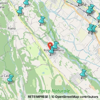 Mappa Via Fratelli Cervi, 10070 Robassomero TO, Italia (3.48)