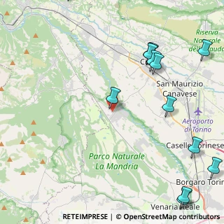 Mappa Via Fratelli Cervi, 10070 Robassomero TO, Italia (6)