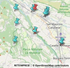 Mappa Via Bruno Buozzi, 10070 Robassomero TO, Italia (4.7875)