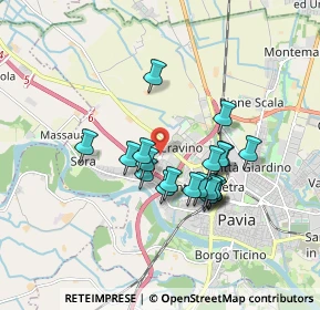 Mappa Via Martinetti Maria, 27100 Pavia PV, Italia (1.4455)