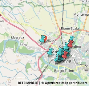 Mappa Via Martinetti Maria, 27100 Pavia PV, Italia (1.942)