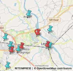 Mappa Via del Pontiere, 37045 Legnago VR, Italia (2.57583)