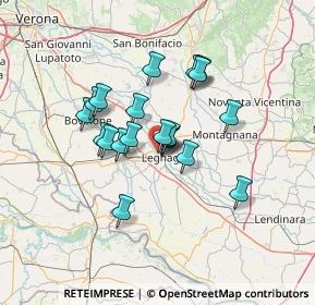 Mappa Via del Pontiere, 37045 Legnago VR, Italia (10.259)